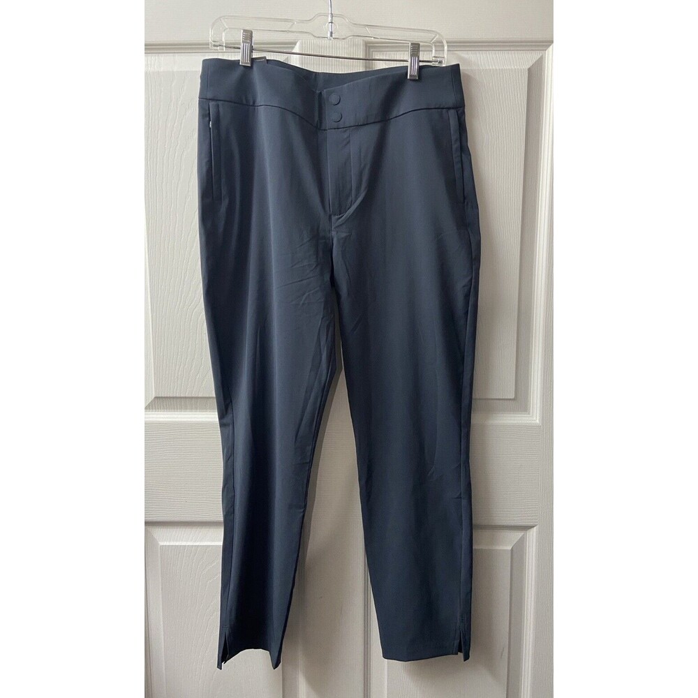 Eddie Bauer Pants Size 10 Dark Gray Travex Active Slim Regular Hiking Outdoors